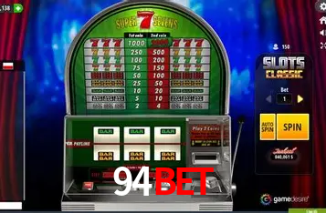 Tabela RTP dos jogos de cassino da 94bet